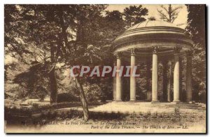 Old Postcard Petit Trianon Versailles Temple of & # 39amour