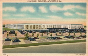 Vintage Postcard 1930s The Pentagon Building Arlington Virginia VA