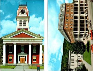 2~Postcards  Montpelier, VT Vermont  COURT HOUSE & PAVILION BUILDING Courthouse