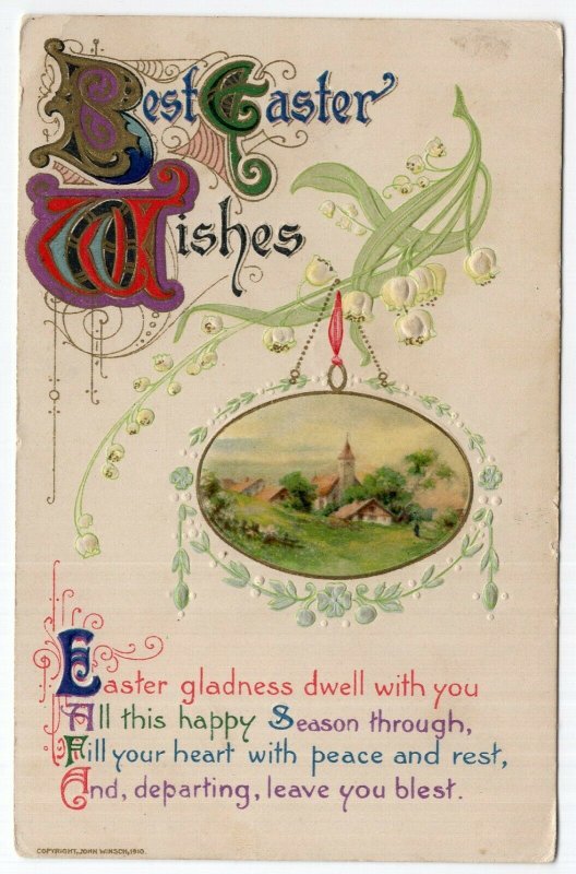 Best Easter Wishes, John Winsch, 1910