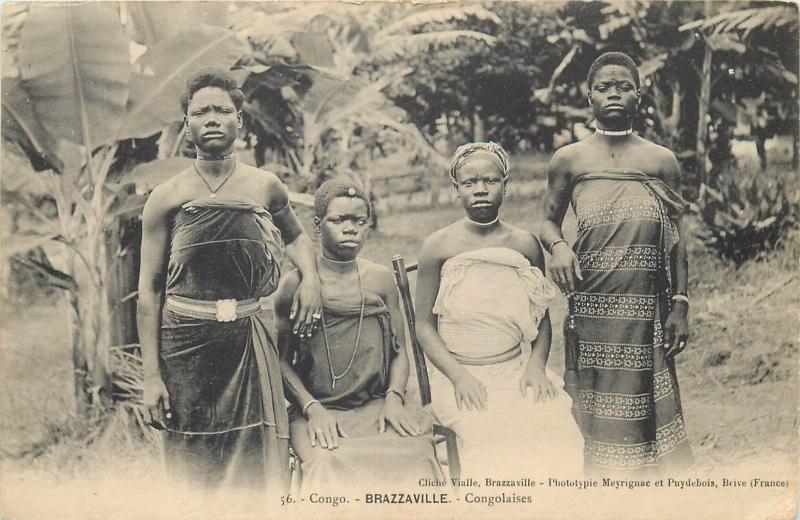 Congo Brazzaville congolese native women