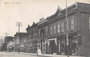 E72/ Scio Ohio Postcard Harrison County 1910 Main Street Fosters Store