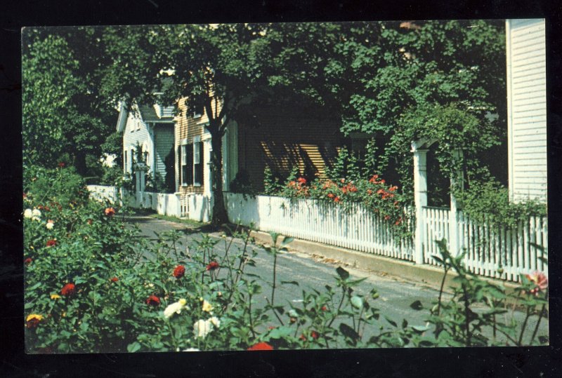 Edgartown, Massachusetts/MA Postcard, Early House, Vineyard, Cape Cod