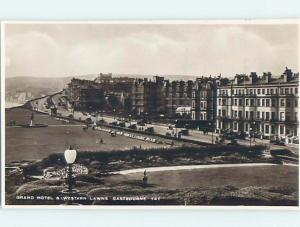 old rppc GRAND HOTEL Eastbourne - East Sussex - England UK HM1983