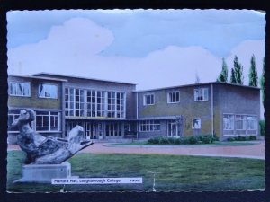 Leicestershire LOUGHBOROUGH COLLEGE Martin's Hall c1960s RP Postcard