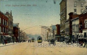 Saginaw Street in Flint, Michigan