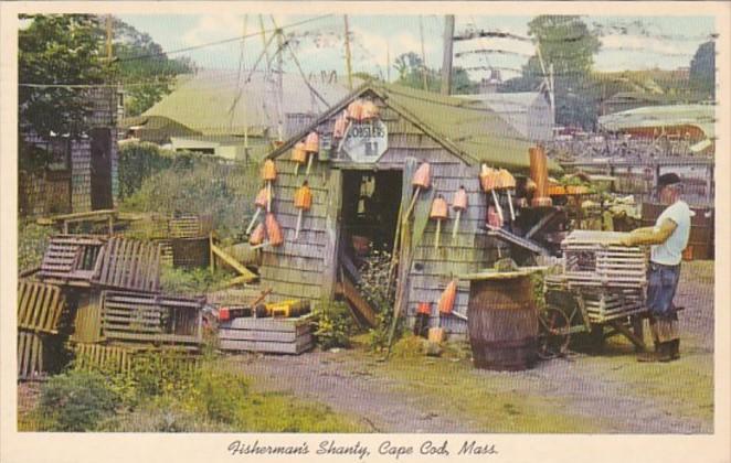 Massachusetts Cape Cod Typical Fisherman's Shanty 1971