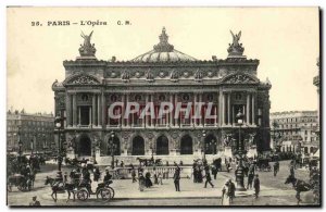 Old Postcard The Paris Opera