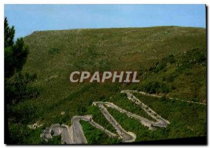 Postcard Modern Col de Braus view laces of the road d & # 39acces the collar