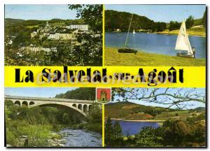 Modern Postcards The Salvetat Sur Agout Station Summer