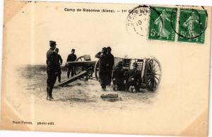 CPA Camp de SISSONNE Coup de canon (280397)