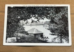 UNUSED .01 POSTCARD - VIEW OF EAGE RIVER NEAR VILLAGE, EAGLE RIVER, WISCONSIN