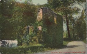 Postcard Old Grist Mill Ardmore Philadelphia PA 1910