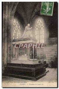 Clery Old Postcard Tomb of Louis XI