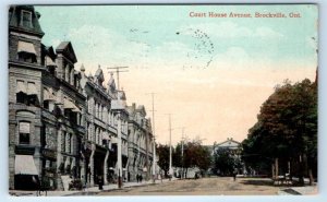 Court House Avenue Brockville ONT. CANADA 1911 Postcard