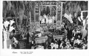 California Clifton Pacific 1940s Tiki Restaurant RPPC Los Angeles Postcard 4216