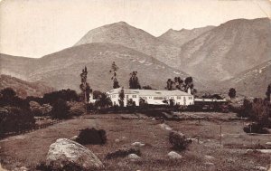 Ojai California Foothills Hotel B/W Lithograph Vintage Postcard U2640