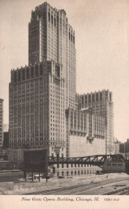New Civic Opera Building Chicago World's Fair 1933 Chicago Illinois IL Postcard
