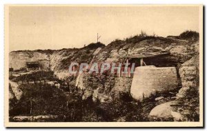 Old Postcard Fort Douaumont Computer Machine Guns Taken Against Army aircraft