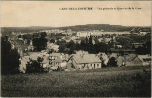 CPA La Courtine Vue Generale et Quartier de la Gare FRANCE (1050463)