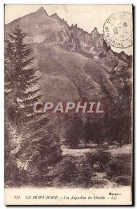 Old Postcard Le Mont Dore Needles Devil