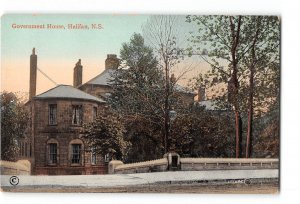 Halifax Nova Scotia Canada Postcard 1907-1915 Government House