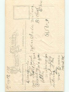 Divided-Back CHRISTMAS BIRDS SCENE Pretty Postcard W8581