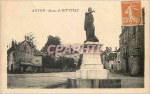 Postcard Autun Old Statue Divitiac