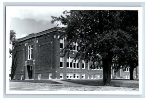 Vintage High School Brown City Michigan Real Photo RPPC Postcard P141