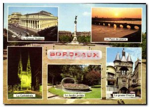 Modern Postcard Bordeaux Gironde Various aspects