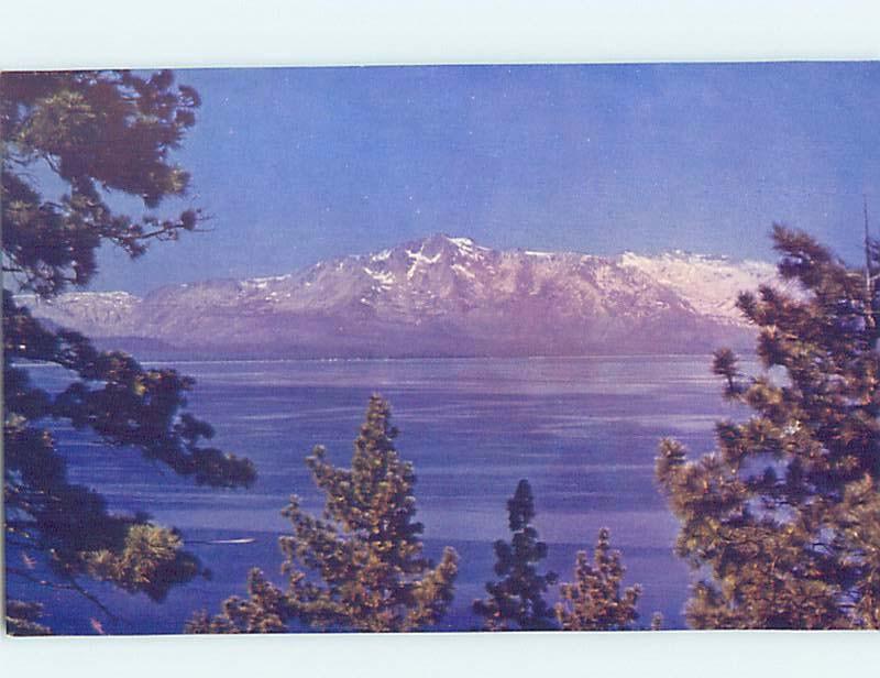 Unused Pre-1980 LAKE SCENE Lake Tahoe California CA F3122