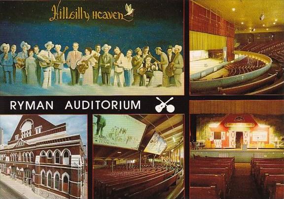 Tennessee Nashville Hillailly Heaven Ryman Auditorium
