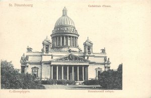 Russia Saint Petersburg Saint Isaac's Cathedral 1900`s 