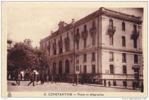 CONSTANTINE , Algeria , Postes et telegraphes , 00-10s