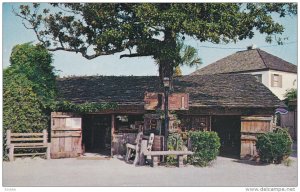 ST. AUGUSTINE, Florida; Leathercrafts, Hand Crafted Candles Building, 40-60s