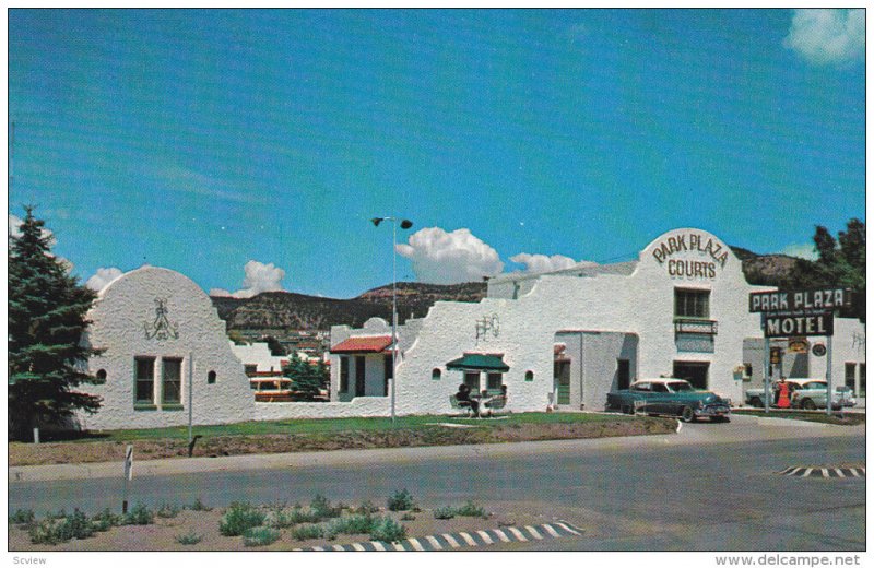 Park Plaza Motel , RATON , New Mexico , 1950s