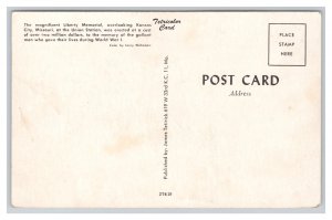 Kansas City Missouri Liberty Memorial At Union Station Postcard