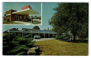 INDEPENDENCE, Missouri MO ~ Roadside GREAT WESTERN MOTEL c1960s Postcard