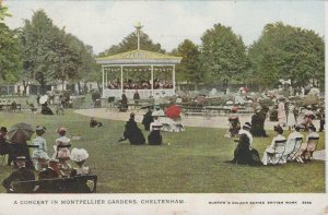 Gloucestershire Postcard - A Concert in Montpellier Gardens, Cheltenham  RS21311