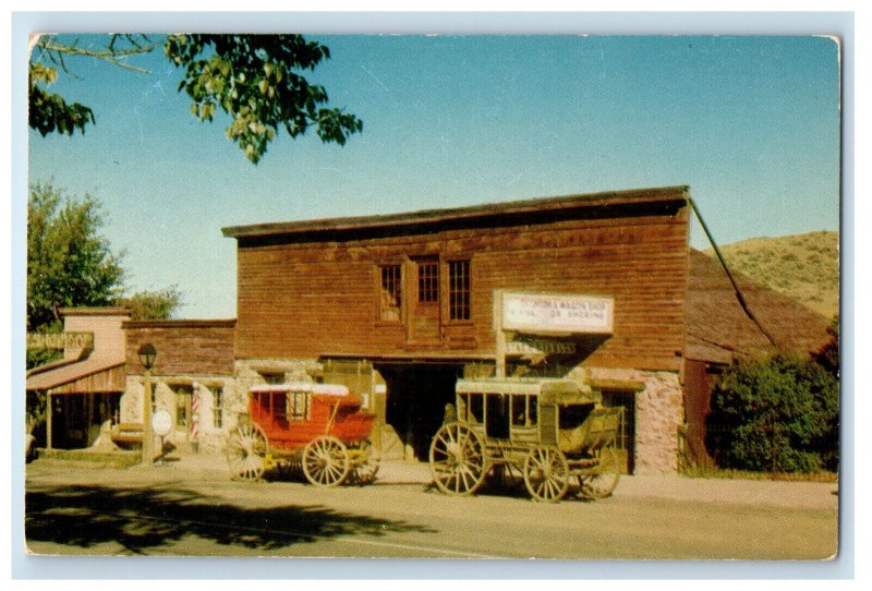 c1960s The Livery Stable Tips Cafe on US Hwy. 24 Hill City Kansas KS Postcard 