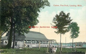 MI, Lansing, Michigan, Pine Park, Casino, Swinging Chair, Valentine No 207,406