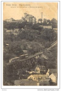 Weisser hirsch - Ober-Loschwitz, Incline Railroad, Germany , PU-1911