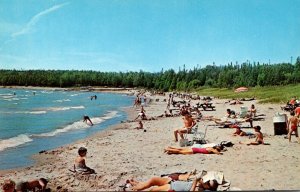 Canada Ontario Lake Huron Inverhuron Provincial Park Beach Scene