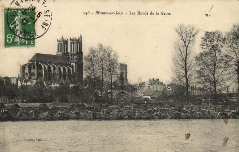 CPA MANTES-la-JOLIE-Les Bords de la SEINE (260489)