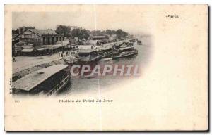 Old Postcard Paris Point du Jour Station