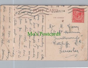 Genealogy Postcard - Garvey? / Harrison, Ratcliffe Road, Leicester GL498