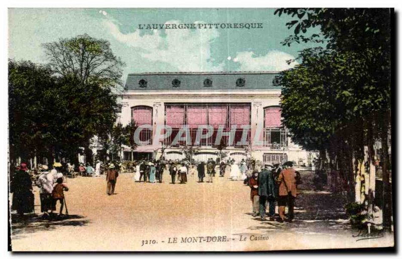 Old Postcard Le Mont Dore Casino