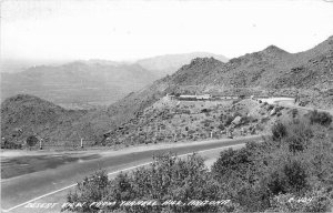 Yarnell Hill Arizona Desert View C-404 1940s RPPC Photo Postcard Cook 21-10586