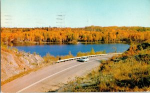 Flin Flon Manitoba Canada Cancel c1971 PM WOB Postcard Vintage Unposted Unused 