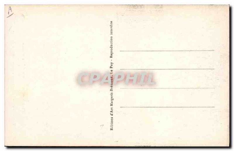 Old Postcard Folklore The player Vielle type country musician Bourree